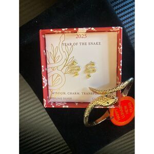 2025 YEAR OF THE SNAKE‎ - Snake Bracelet & Earrings